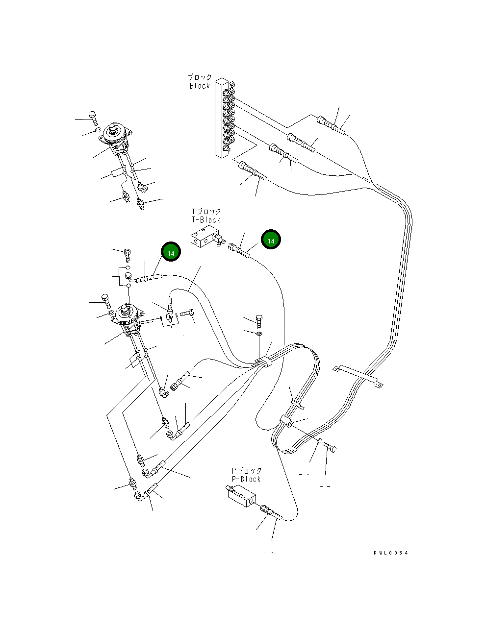Шланг 1400MM 20Y-62-23262 Komatsu