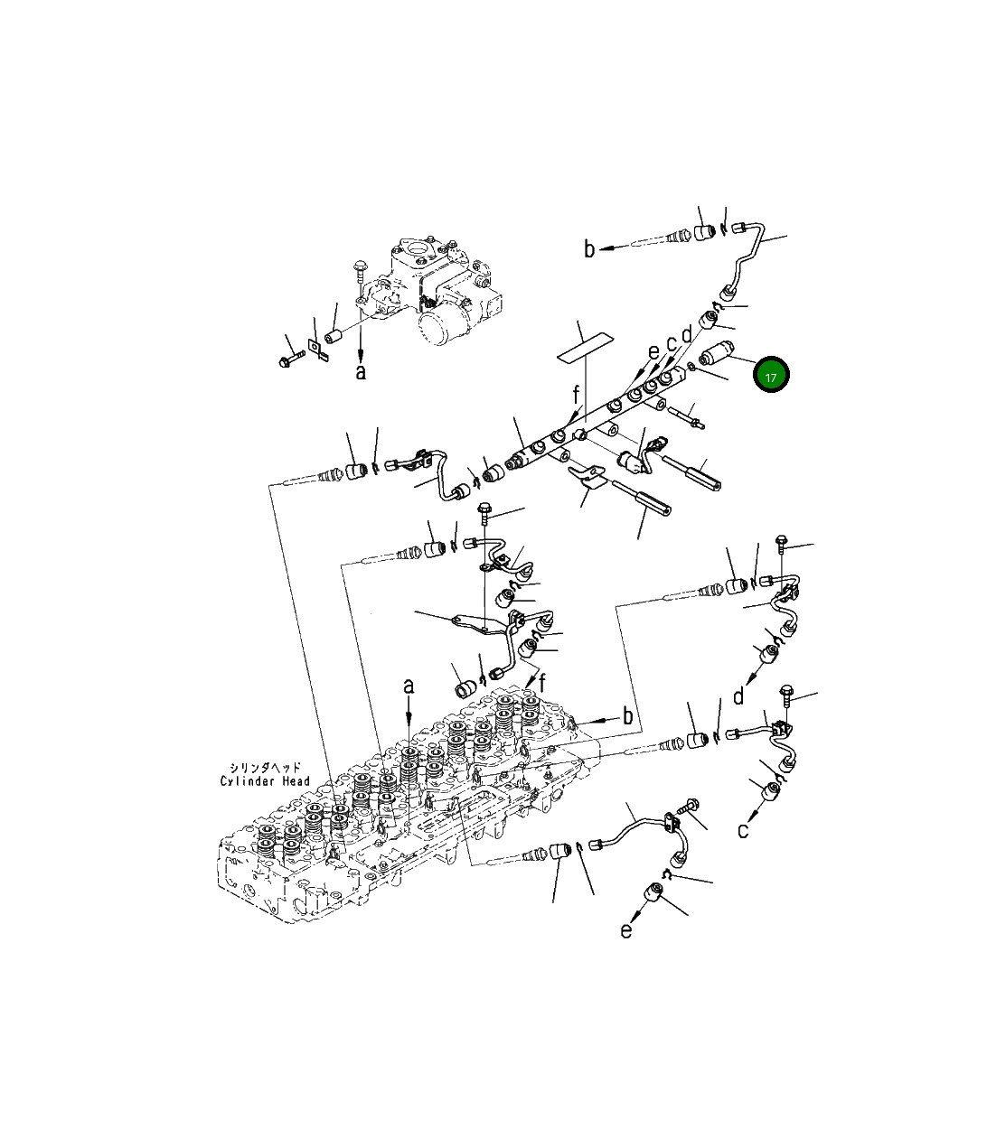 Клапан 6746-71-4231 Komatsu