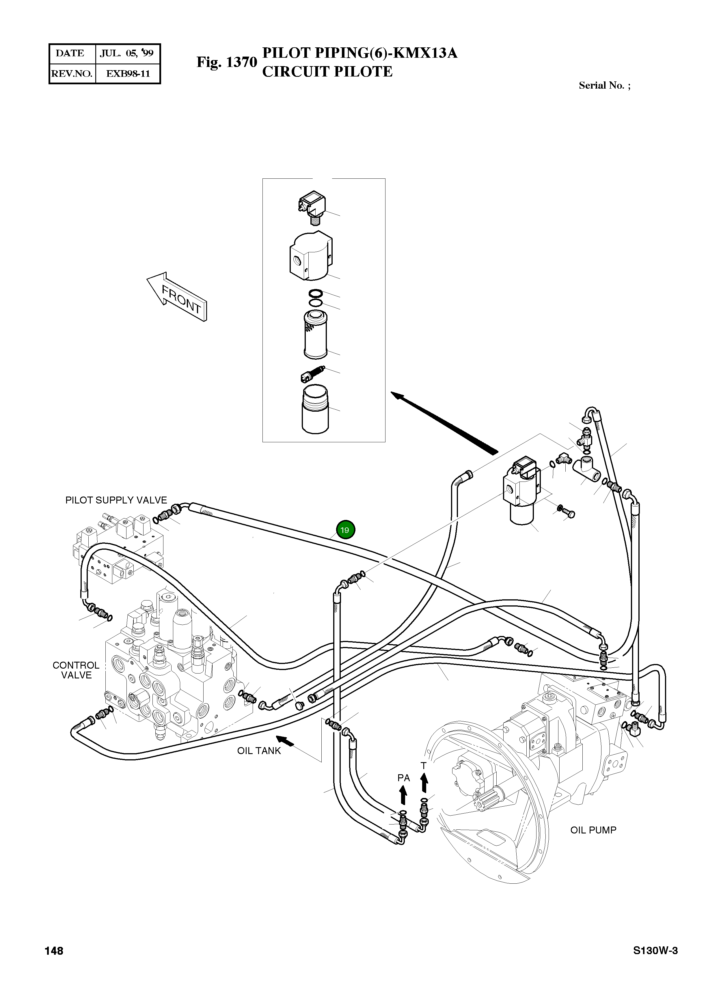 Шланг(90-90) 1/2-1700L 2184-1096D26 Komatsu
