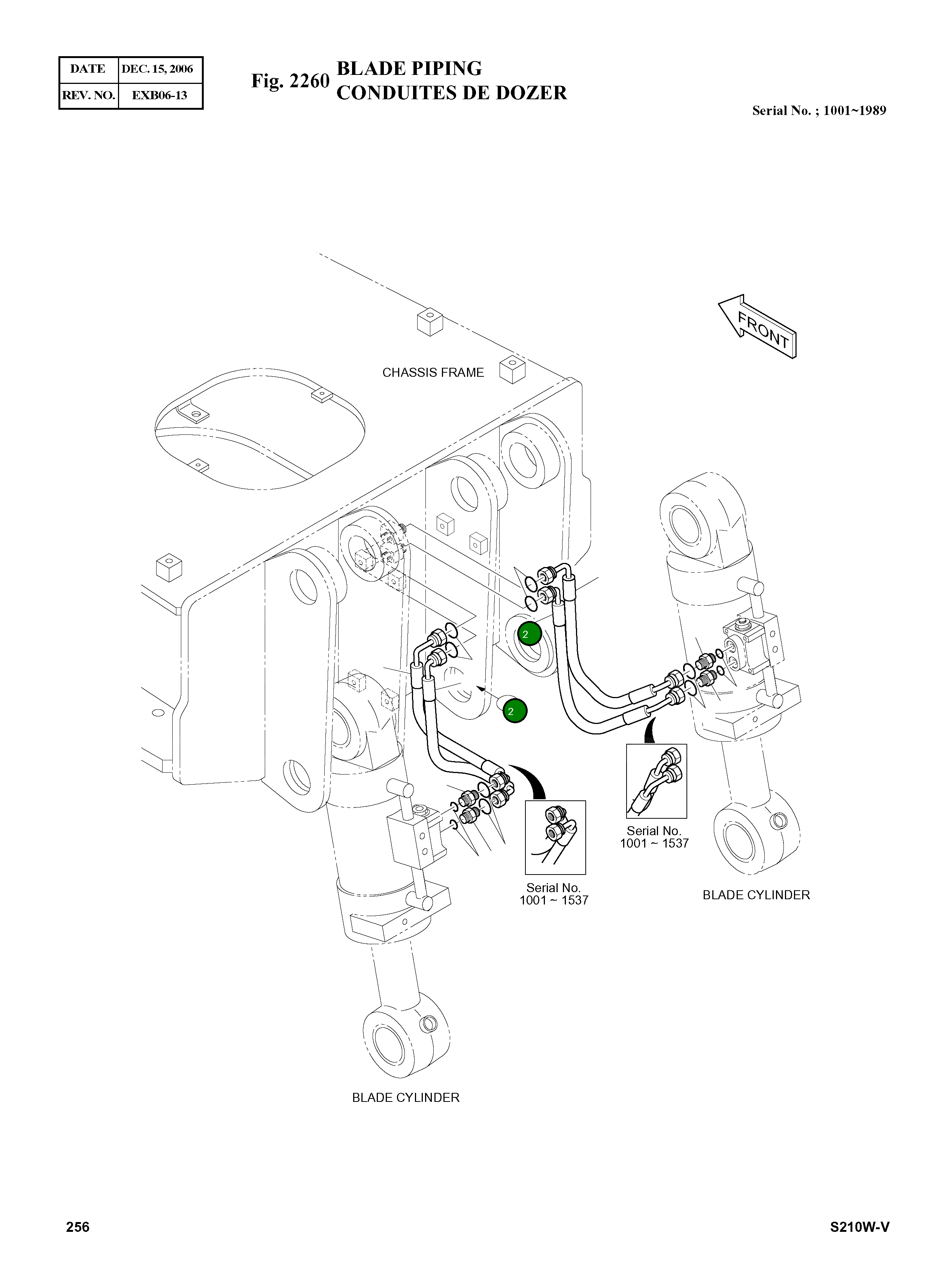 Шланг UNF 13/16-650L DS2023108 Komatsu