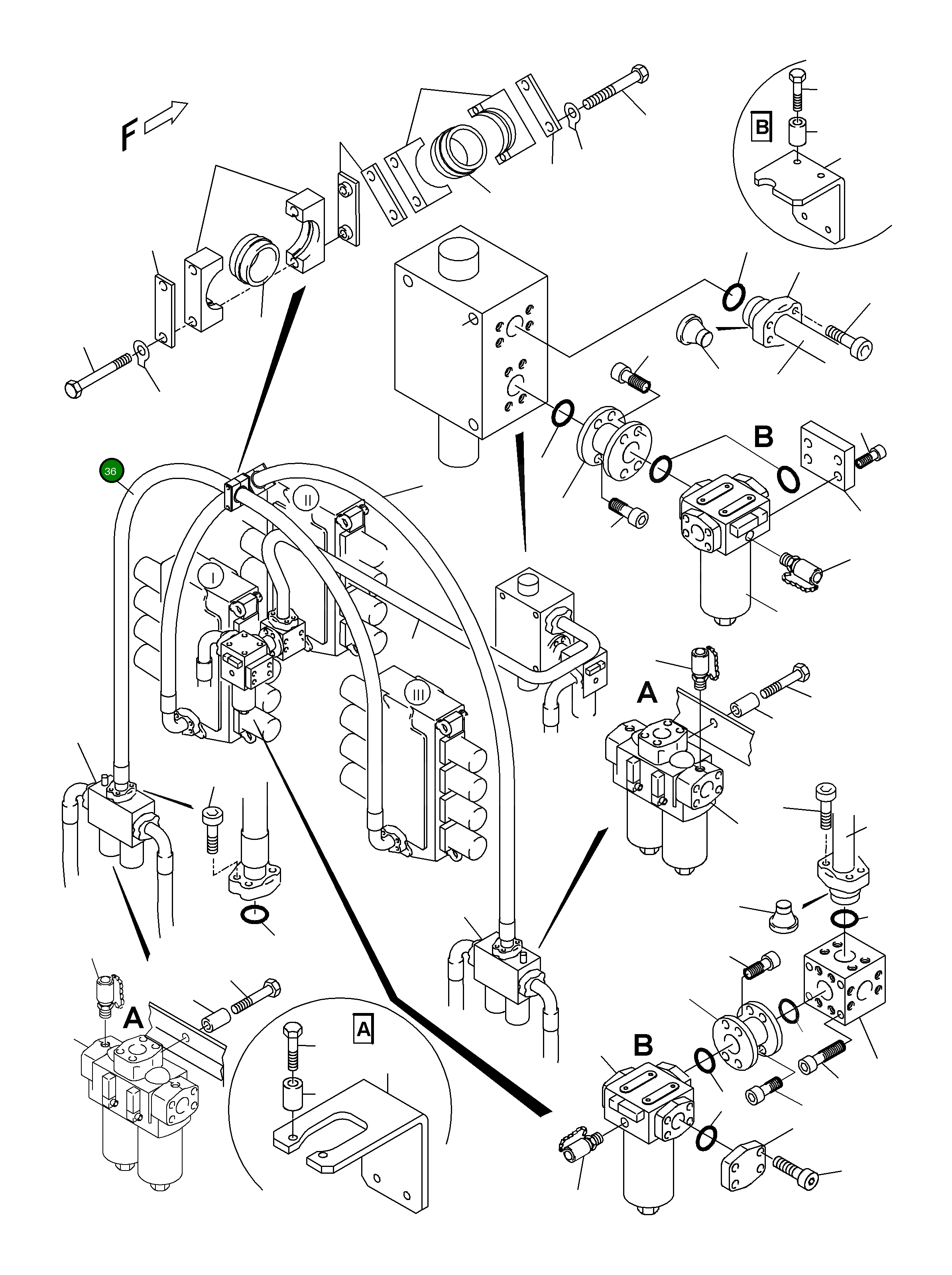 Шланг в сборе DN 50x3500 514 799 98 Komatsu