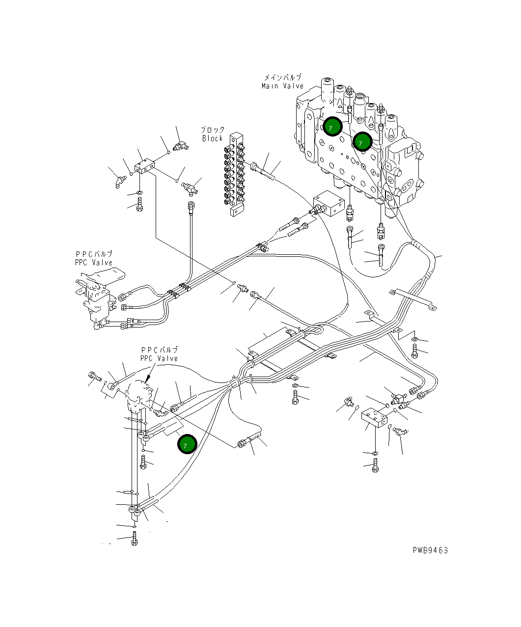 Шланг 3300MM 20Y-62-27141 Komatsu