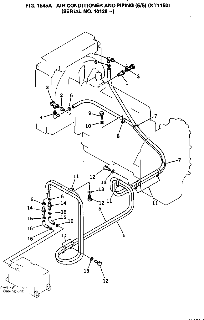 Шланг 09483-16870 Komatsu