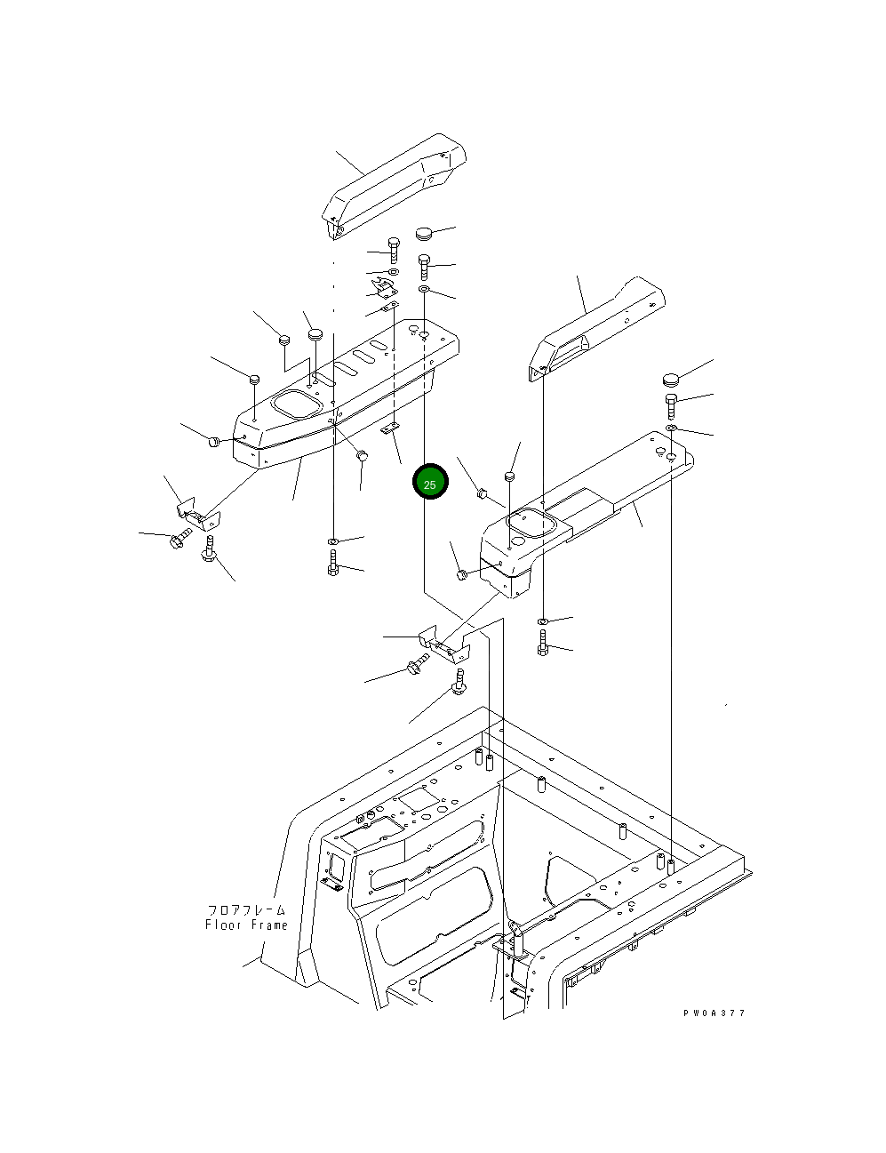 Сиденье 201-54-42940 Komatsu