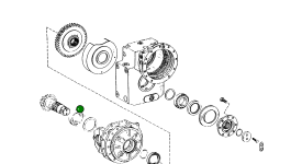 Роликовый подшипник 0750 117 515 Komatsu