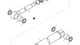Шток 3F0726057 Komatsu