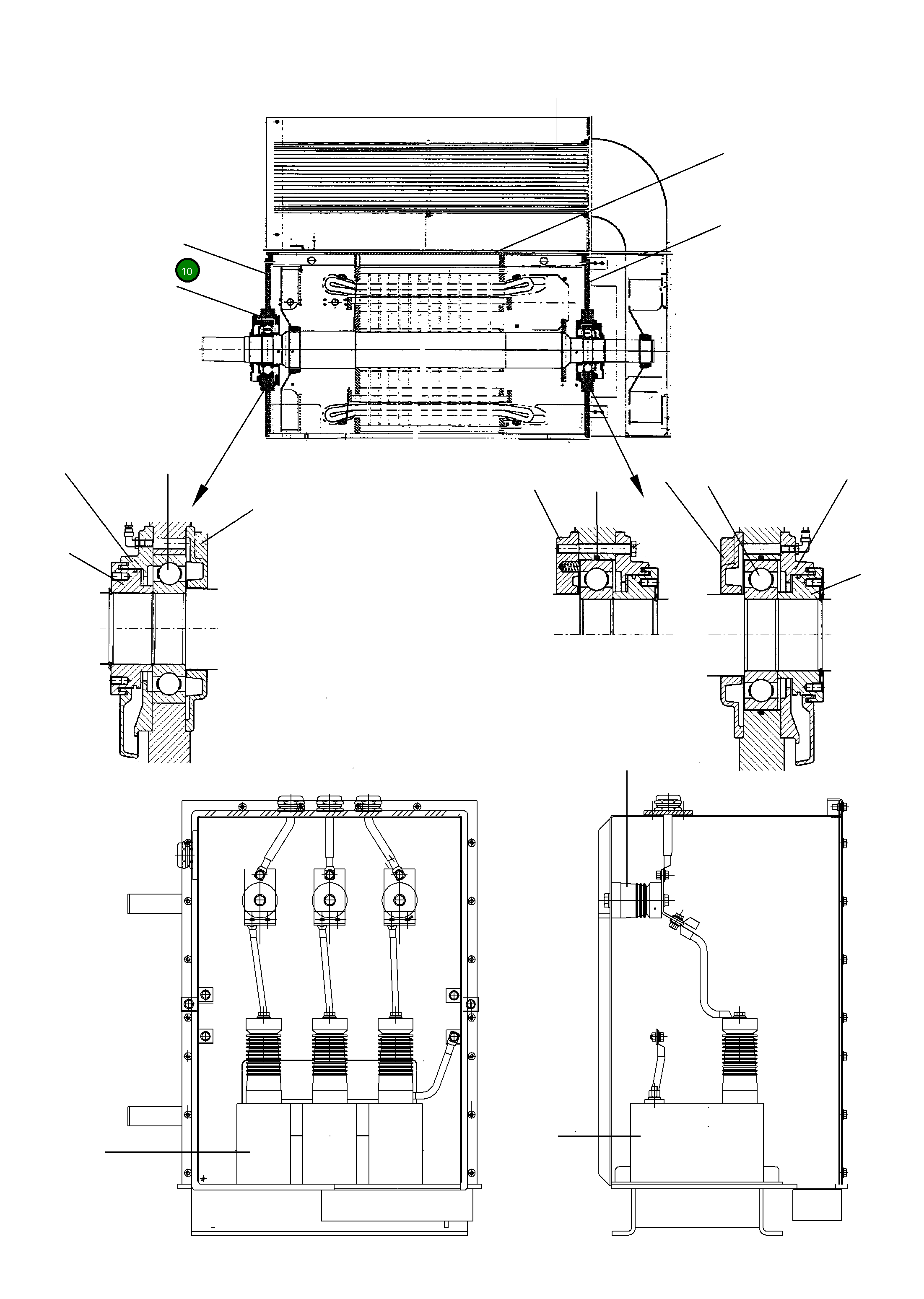 Опорная пластина подшипника 793 036 73 Komatsu