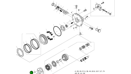 Шариковый подшипник K9003741 Komatsu