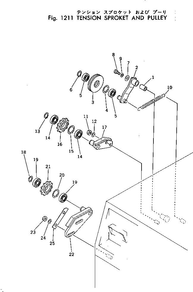 Втулка 265-60-22210 Komatsu