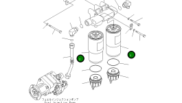 Фильтр в сборе 600-311-3240 Komatsu