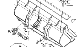 Втулка 4250831M1 Komatsu