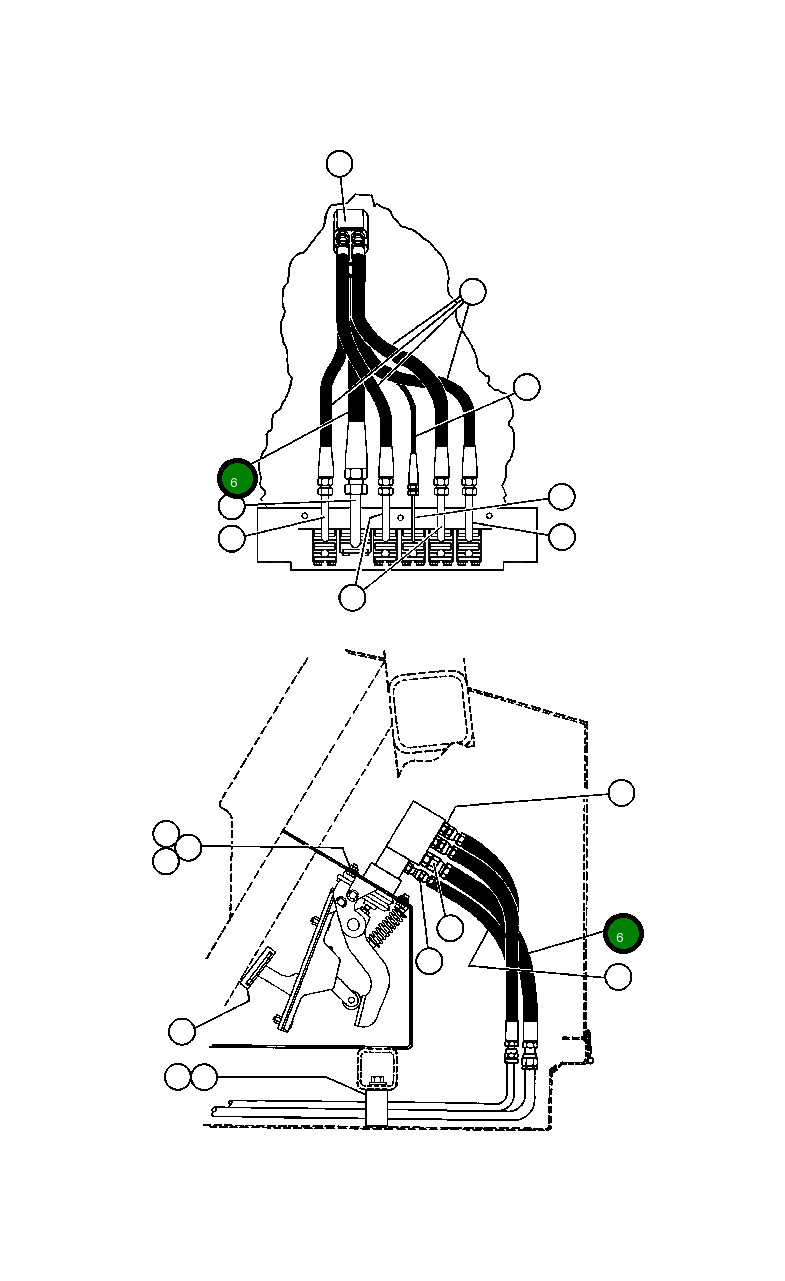Шланг - (RETURN PORT T) HA5759 Komatsu