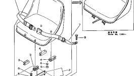 Сиденье FF7810-57111 Komatsu