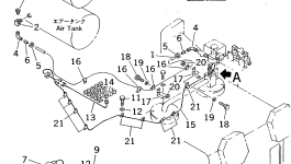 Кронштейн 569-35-41710 Komatsu