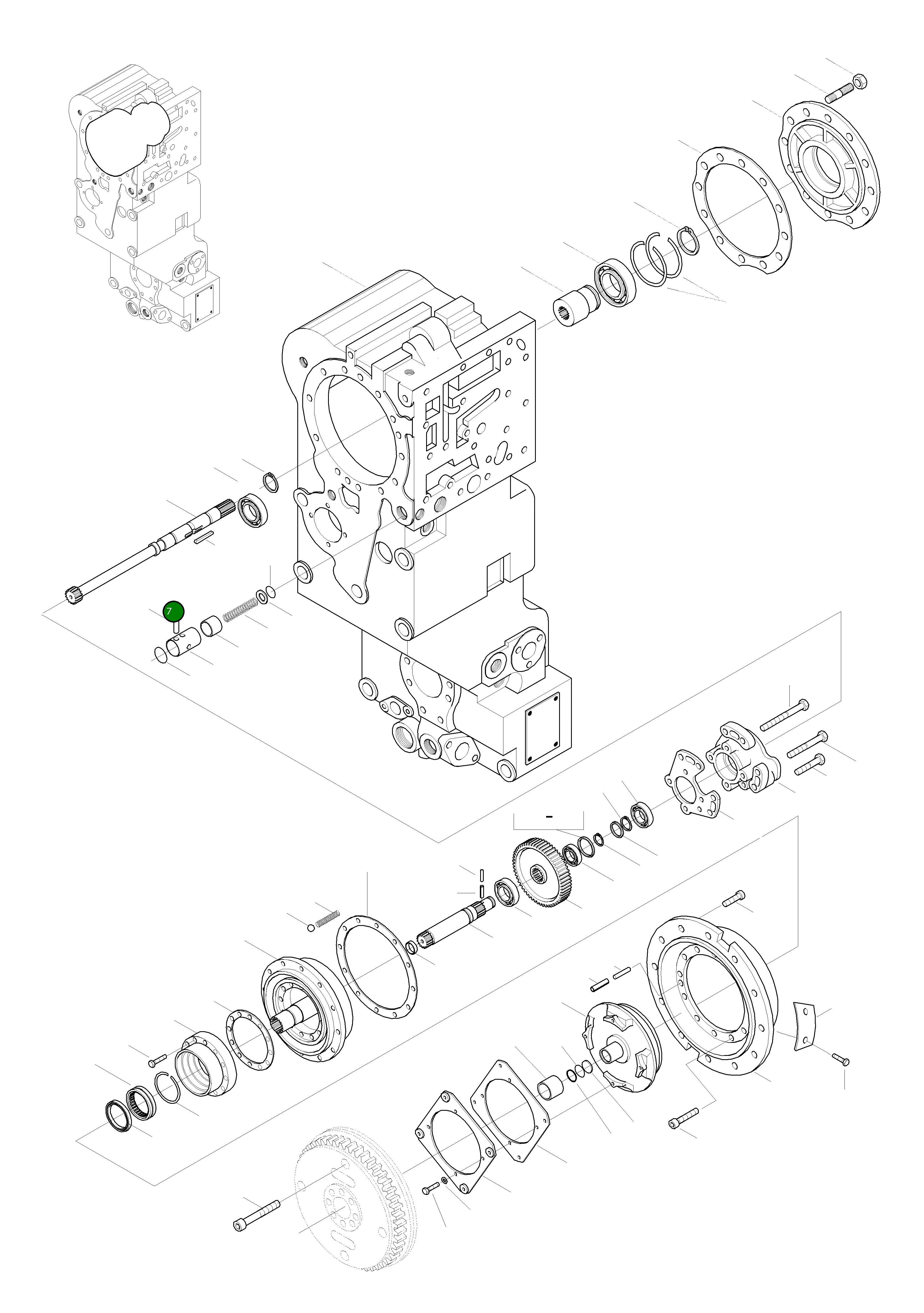Штифт 42Y-15-H0O32 Komatsu