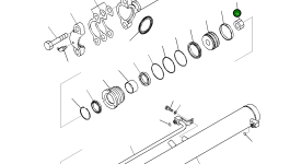 Гайка 707-67-27030 Komatsu