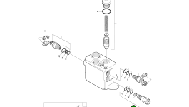 Фильтр регулятора расхода 07261613 Komatsu