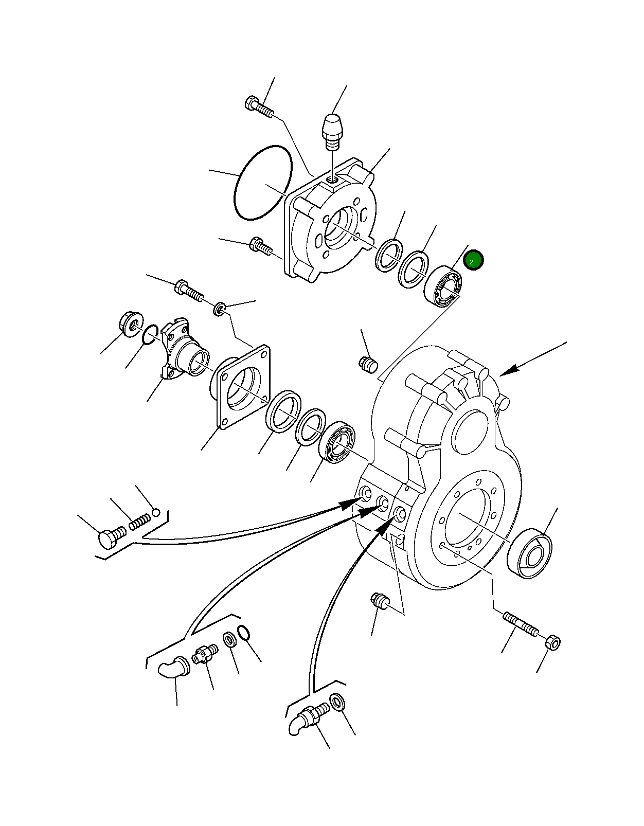 Штуцер прокачки 22E-22-11120 Komatsu