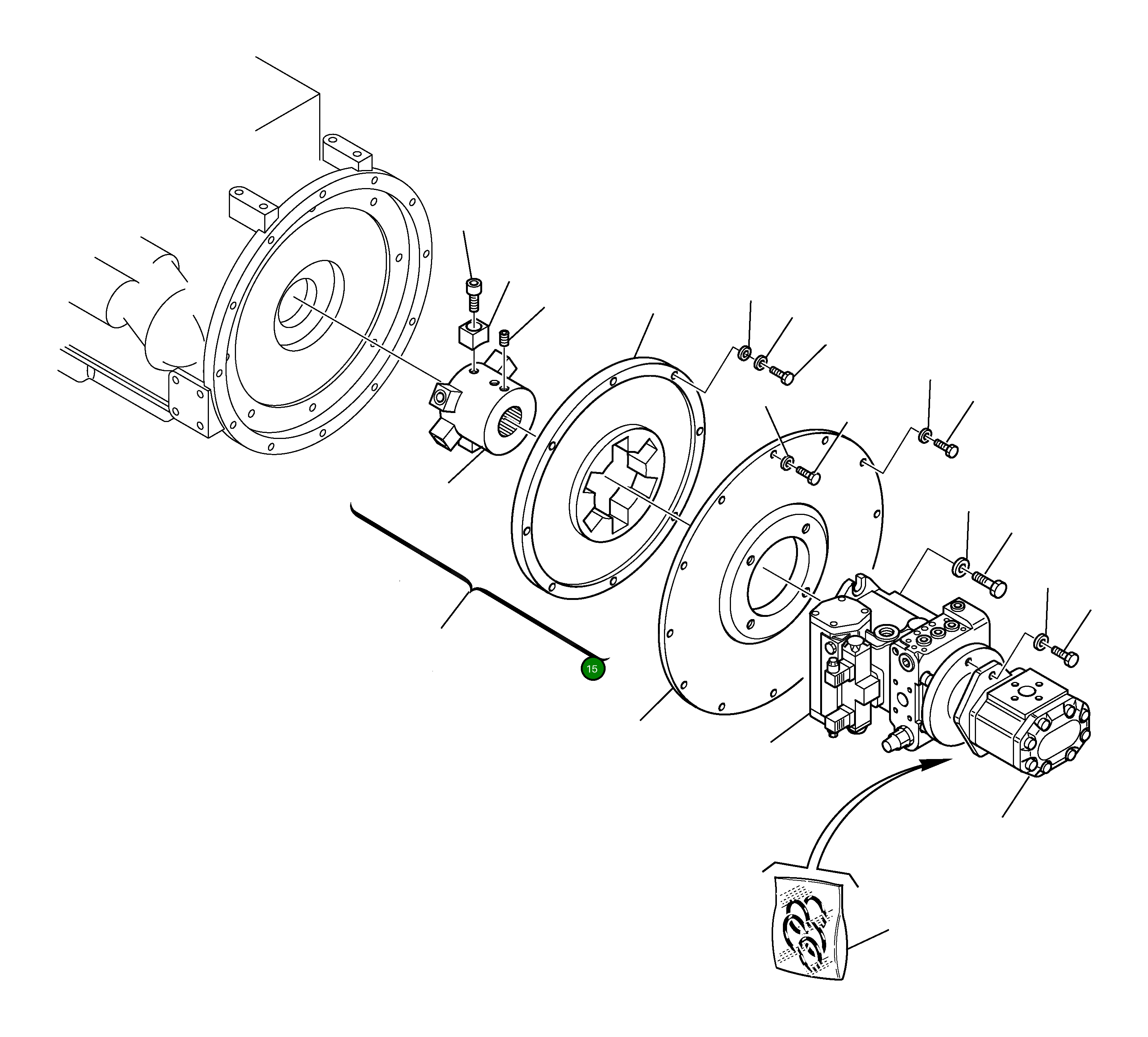 Штифт 807000160 Komatsu