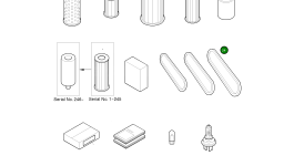 Клиновой ремень 1600L (холостой ролик) 2106-1018D3 Komatsu