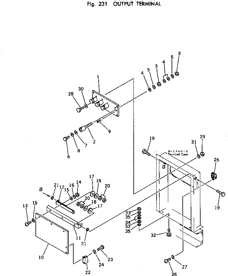 Винт TEB0100-03510 Komatsu