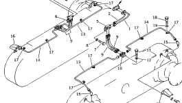 Угловой штуцер 235-44-11570 Komatsu