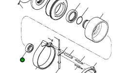 Подшипник барабана 217 641 H1 Komatsu