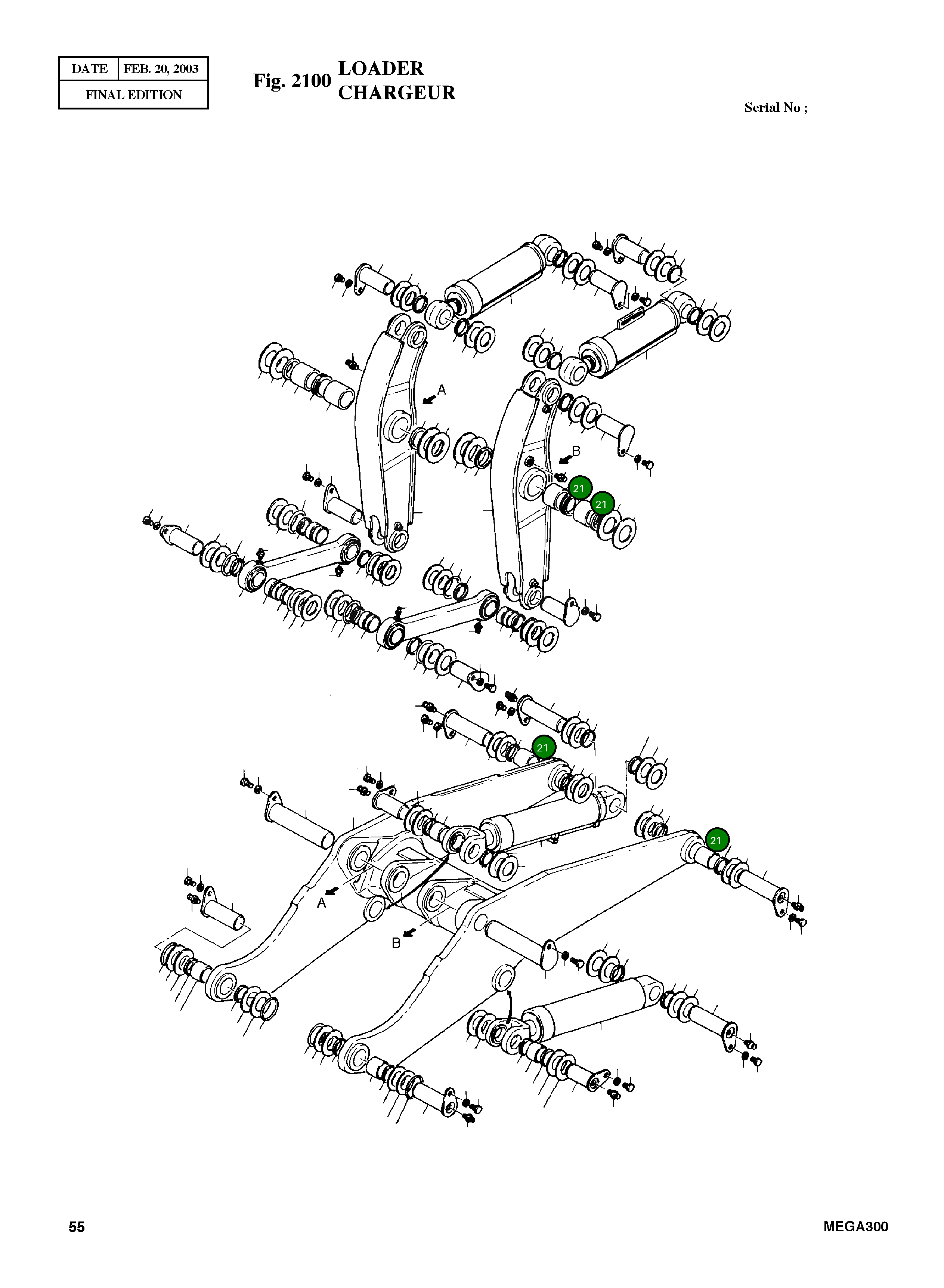 Втулка 4110-4029 Komatsu