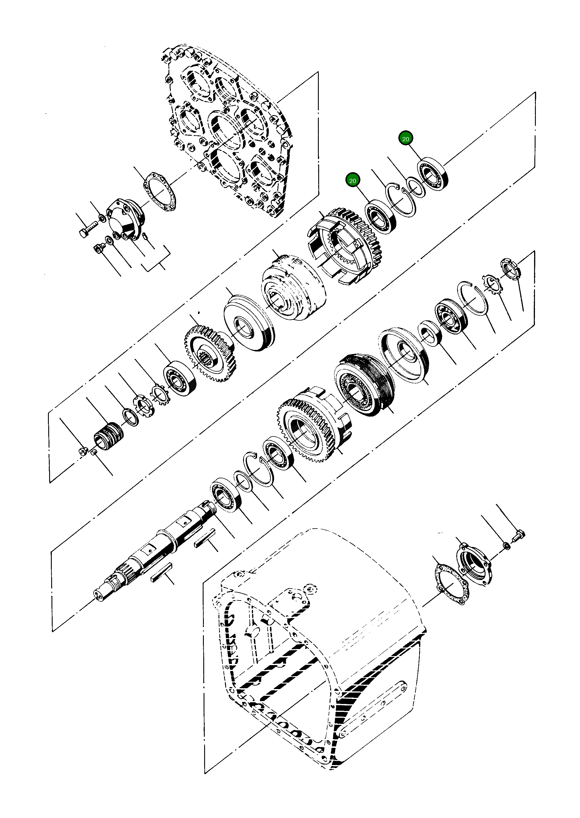 Комплект шарикоподшипника 3002239X1 Komatsu
