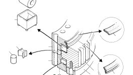 Обойма подшипника (позиции 03–06, не обслуживается в полевых условиях) 505 441 40 Komatsu