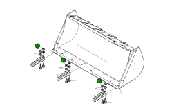 Гайка M24X3.0 S4013343 Komatsu
