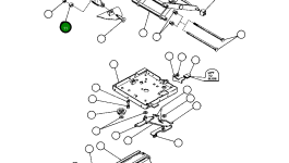 Нейлоновый подшипник амортизатора (1) VS6558 Komatsu