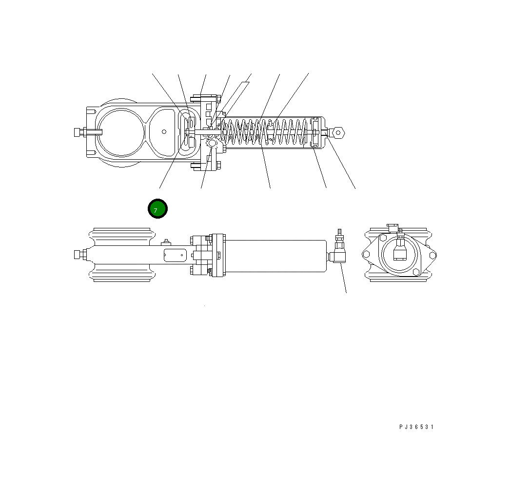 Ремкомплект WM118116 Komatsu
