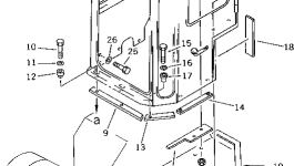 Лист 21U-54-16650 Komatsu