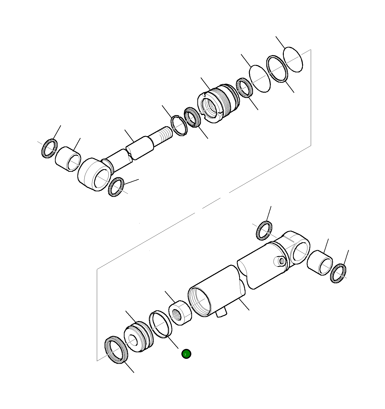 Гайка 890009752 Komatsu