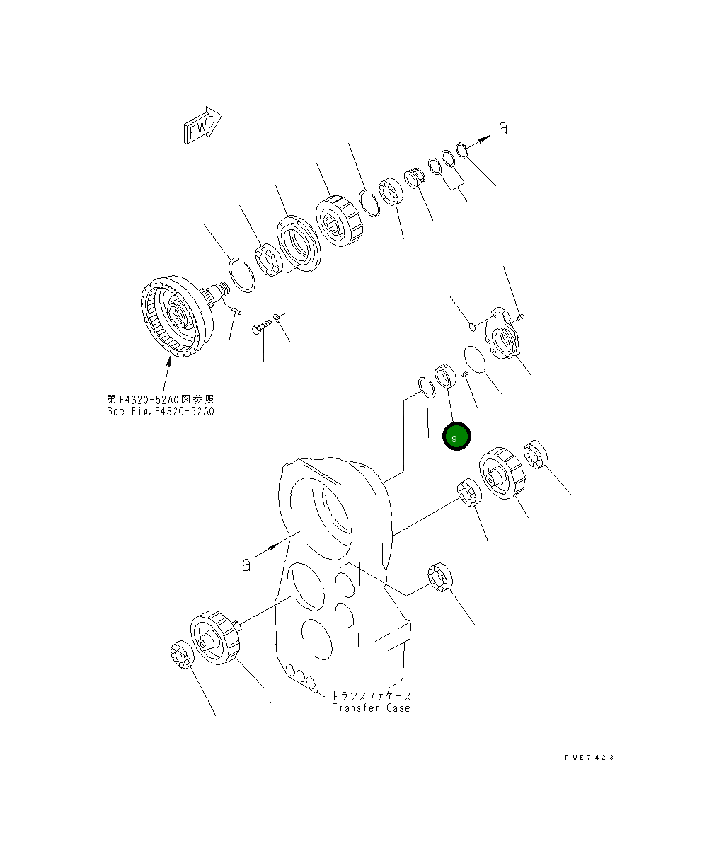 Втулка 427-15-13350 Komatsu