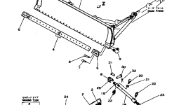 Отвал 130-70-41112 Komatsu