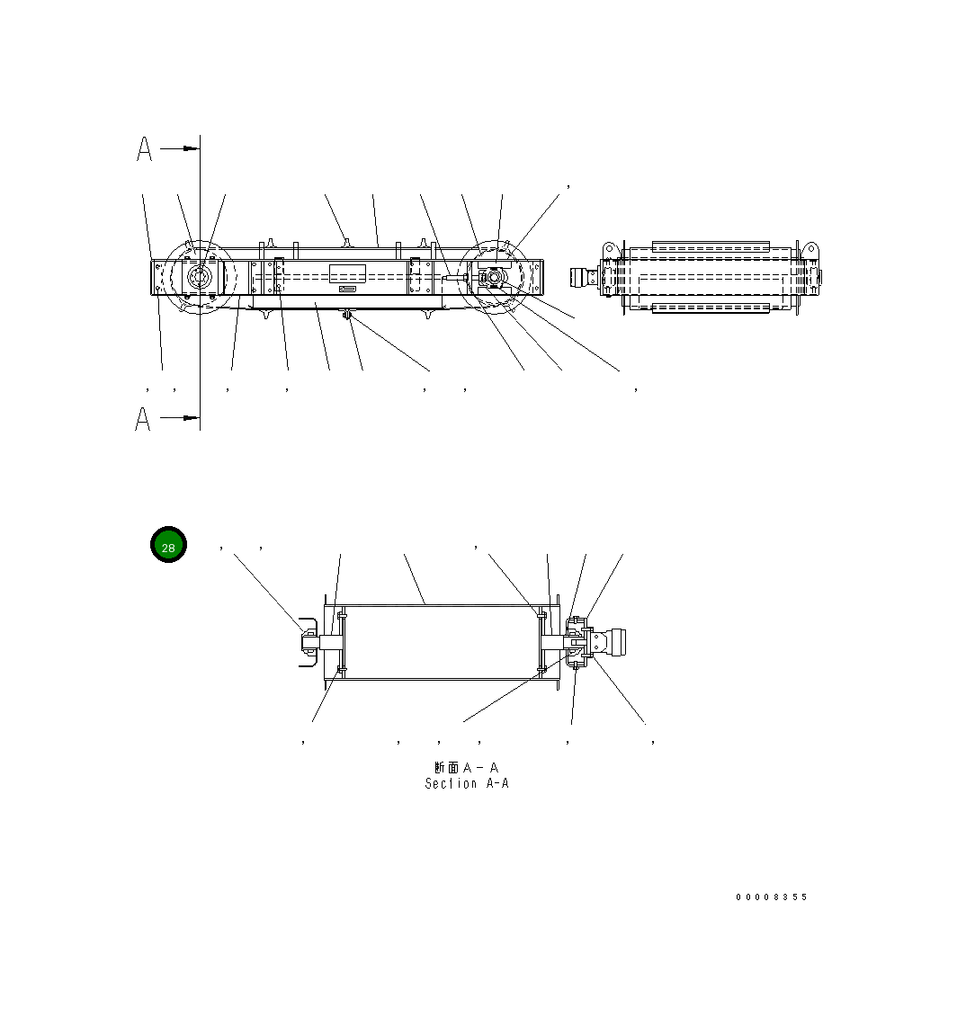Подшипниковый узел MFK0000301 Komatsu