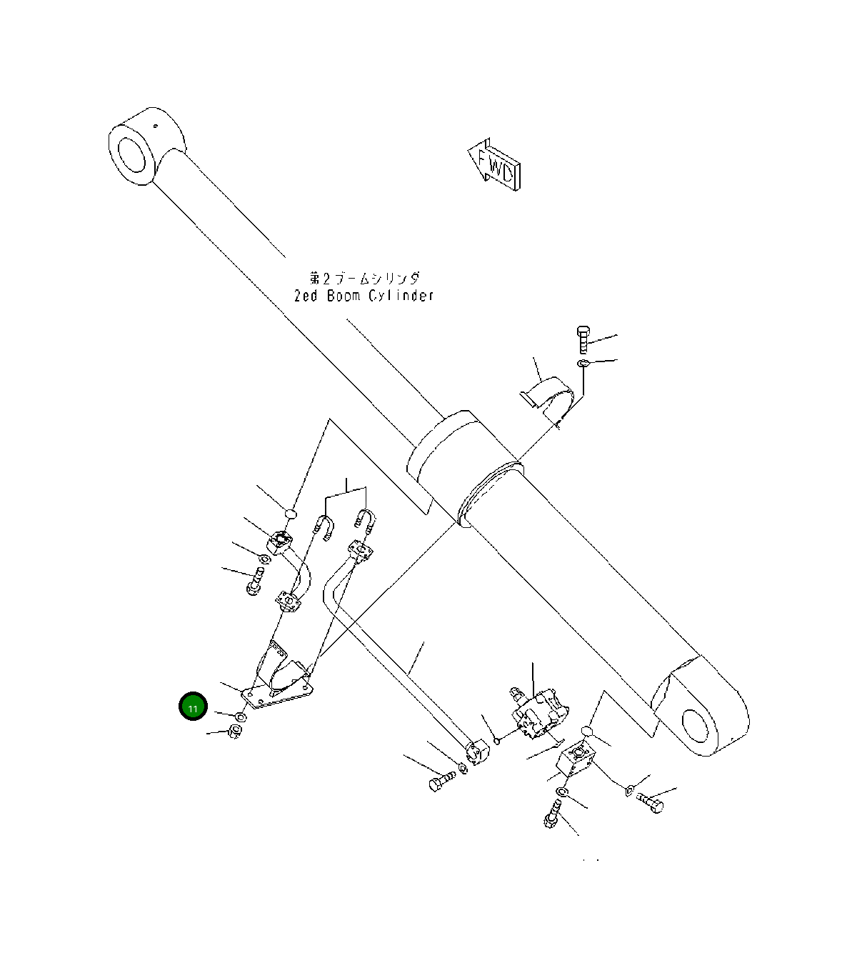 Шайба 0164331032 Komatsu