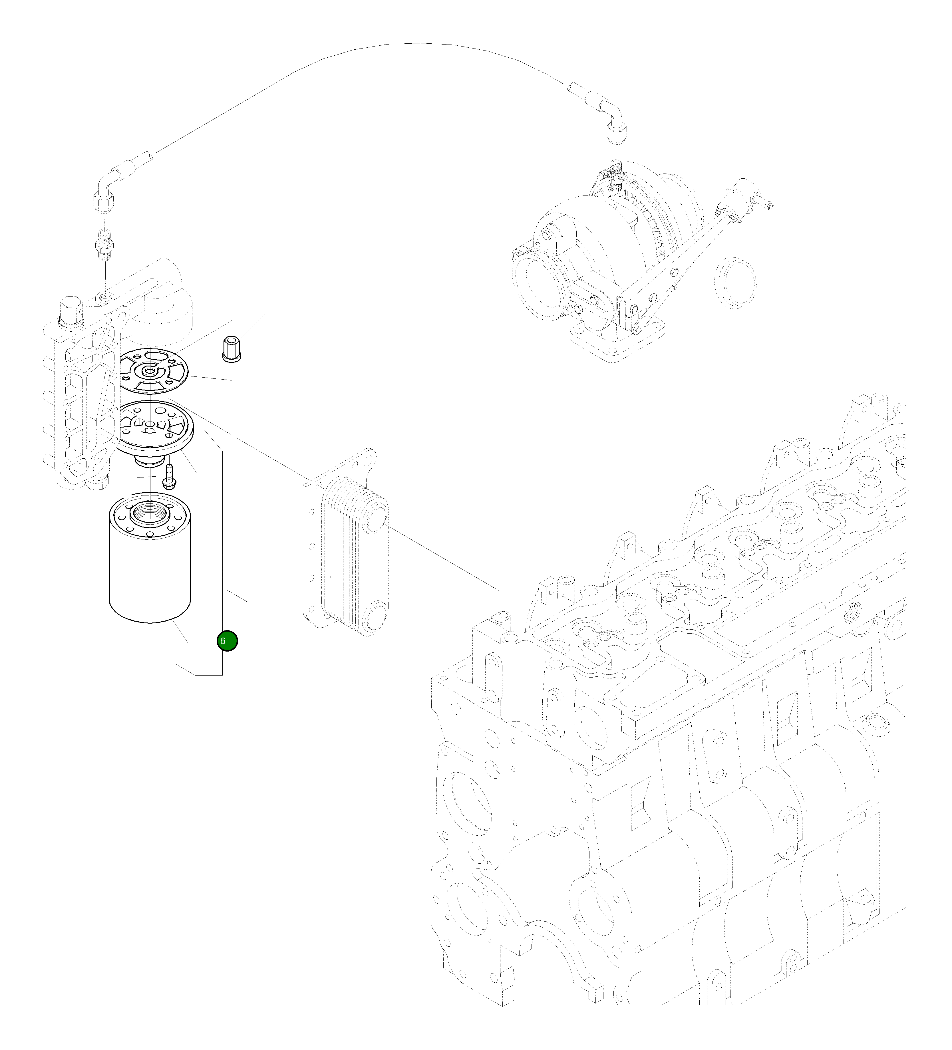 Фильтрующий элемент CULF3548 Komatsu