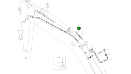 Шланг PF1-850L 2184-1196D74 Komatsu