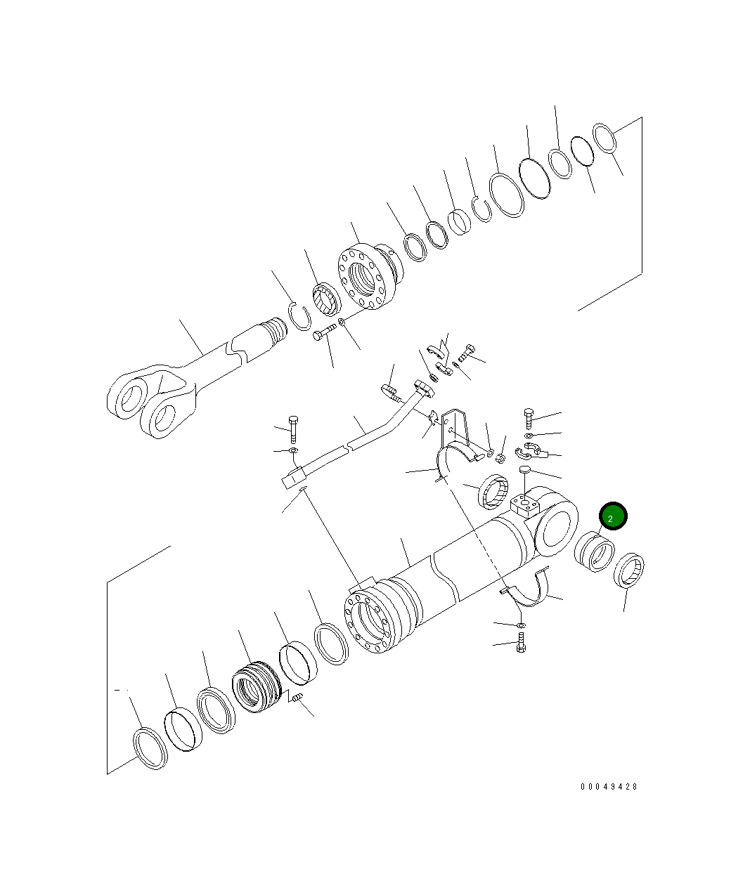 Втулка 421-70-47120 Komatsu