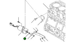Гайка YM267160-60002 Komatsu