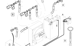 Шланг в сборе DN20 20x1500 516 969 98 Komatsu