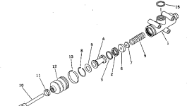 P-образная манжета 273-43-13250 Komatsu