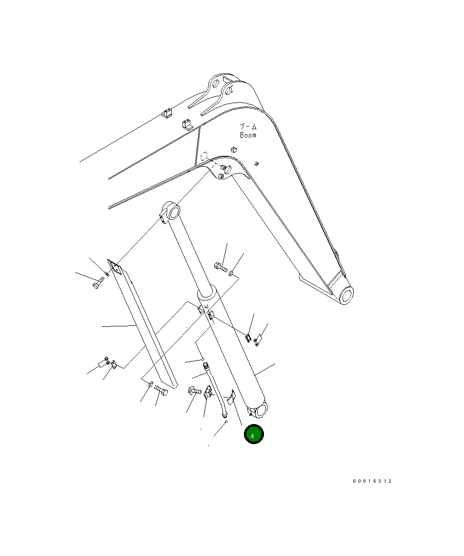 Хомут 21W-62-47910 Komatsu