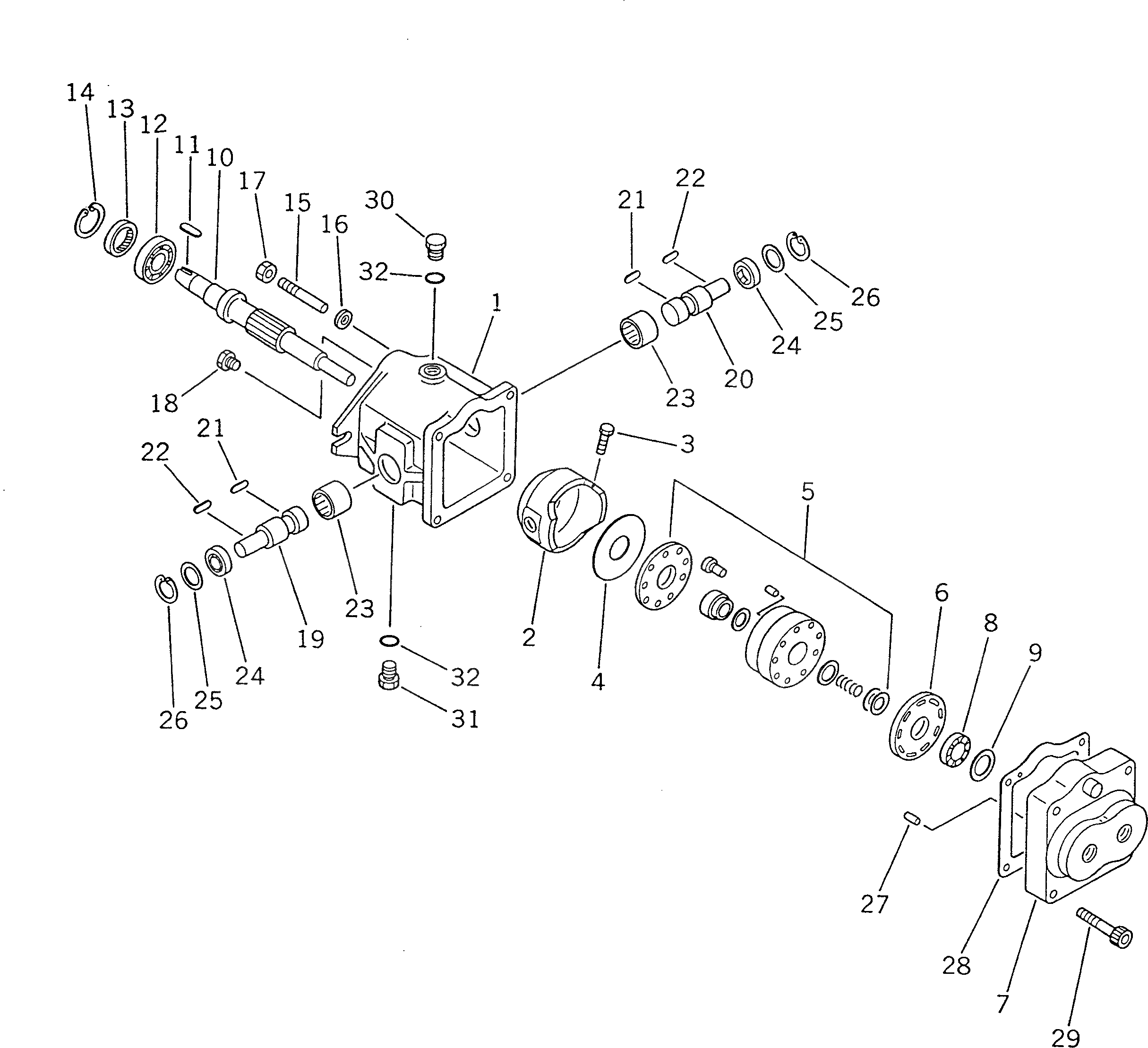 Шпонка FF7810-61130 Komatsu