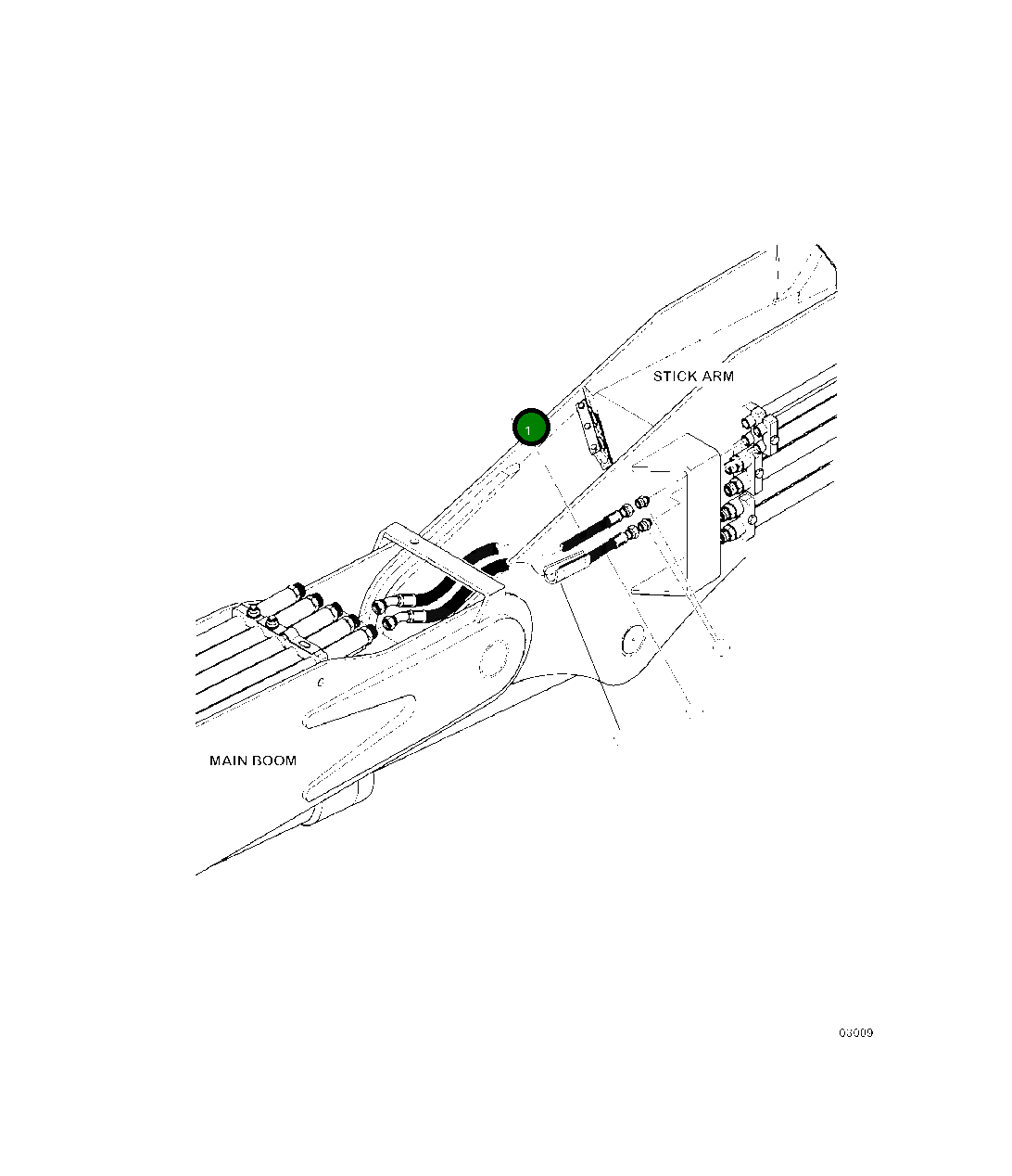 Шланг в сборе (4073-12-12OS-12O4) 21136KF Komatsu