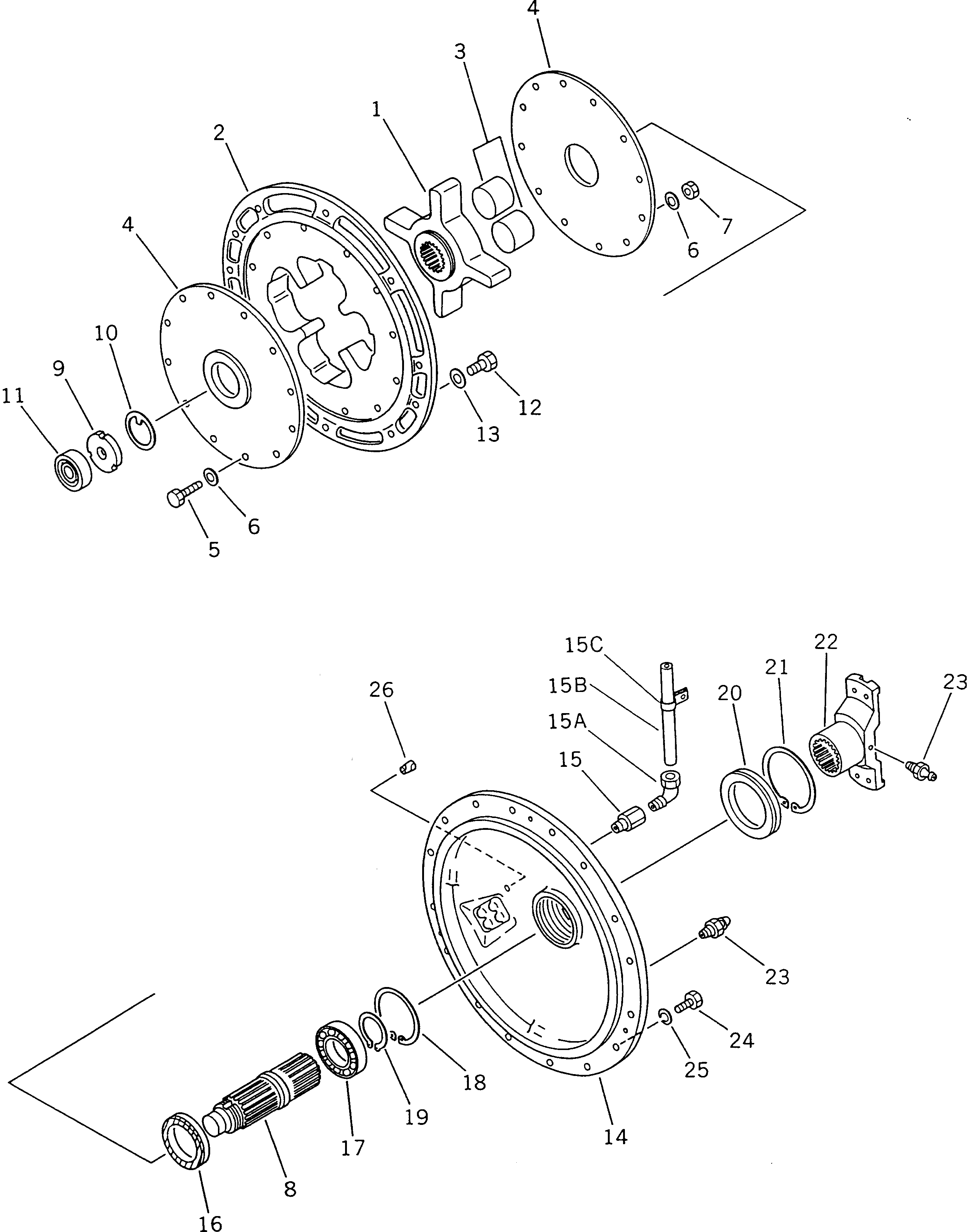Гайка 569-01-12312 Komatsu