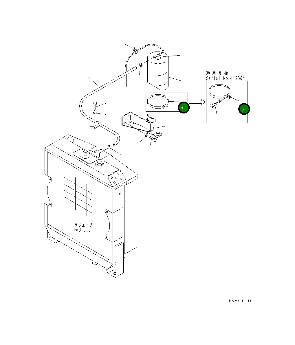Хомут 114-03-51490 Komatsu